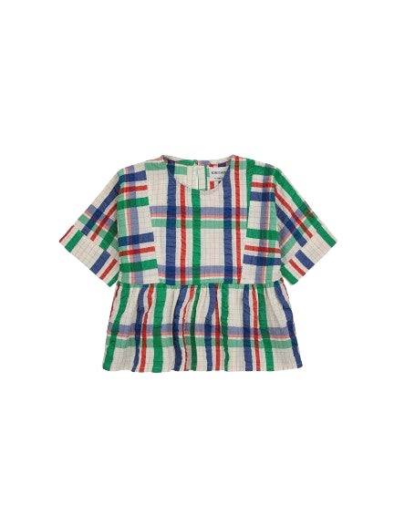 Top in tessuto Madras Check