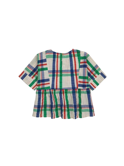 Top in tessuto Madras Check