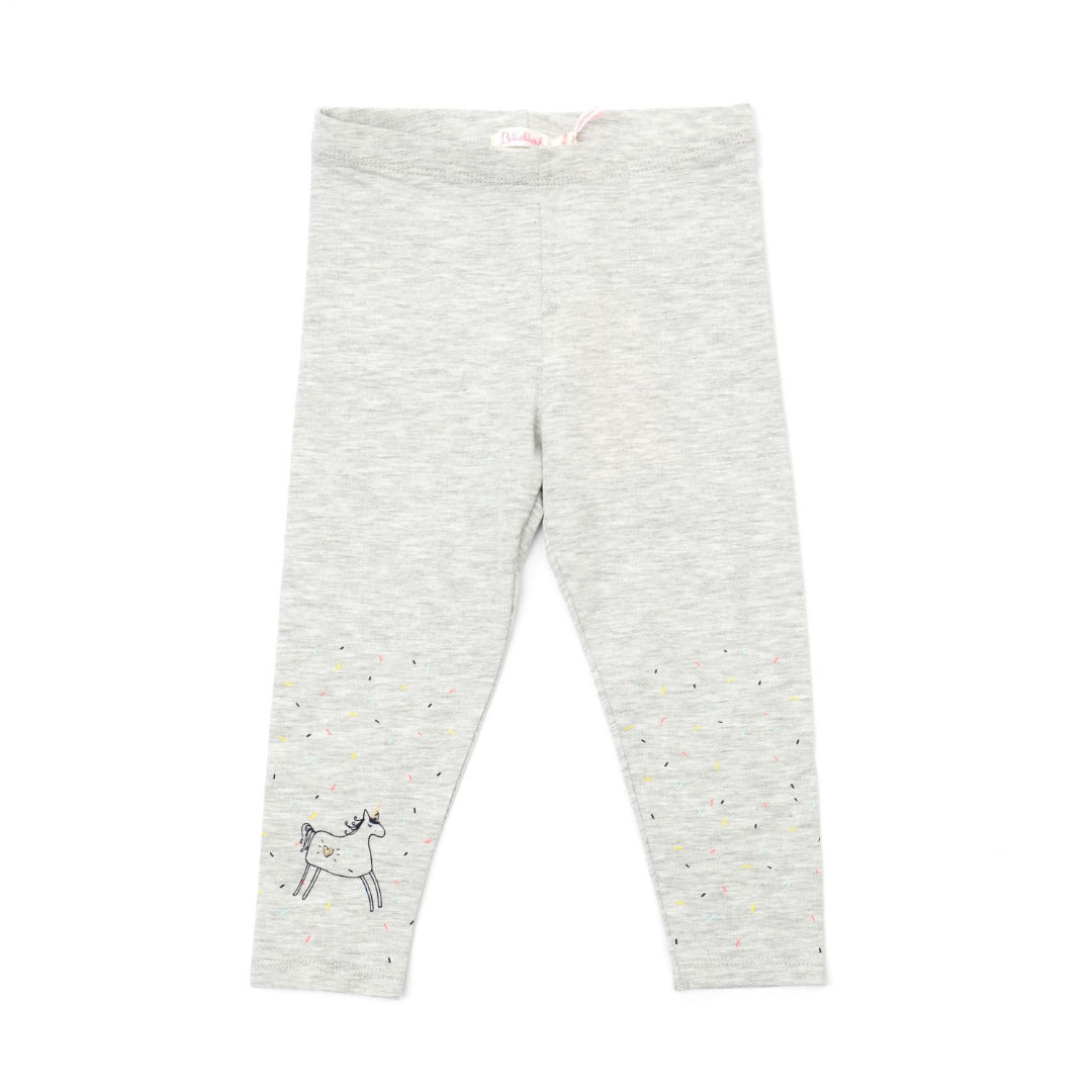 Leggings neonata grigio